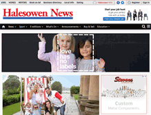 Tablet Screenshot of halesowennews.co.uk